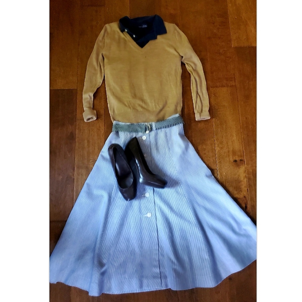 Vintage Searsucker Skirt